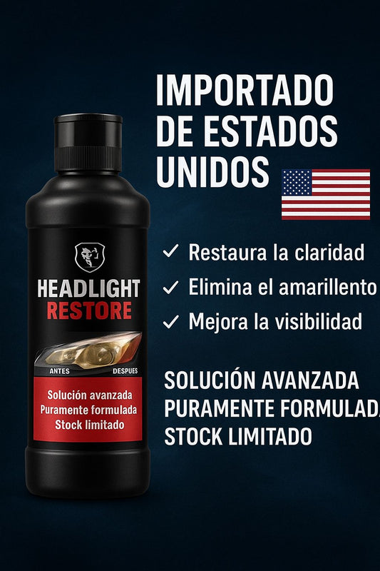 RESTAURADOR Y PROTECTOR DE FAROS AMERICANO